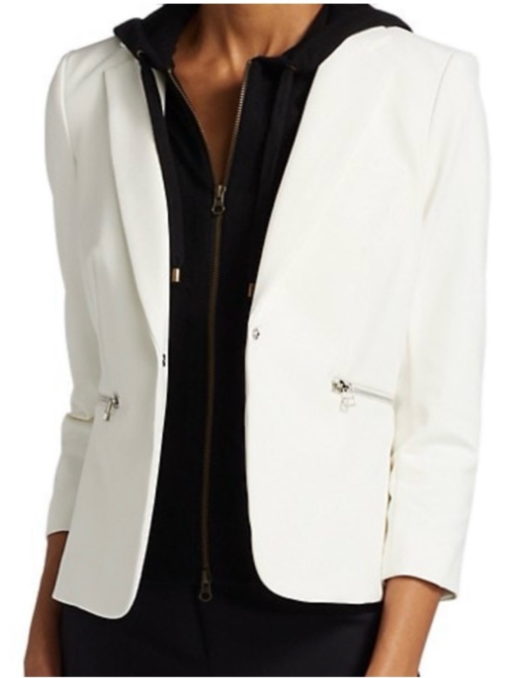 Veronica Beard Womens Stretch Scuba Blazer Jacket Size 2